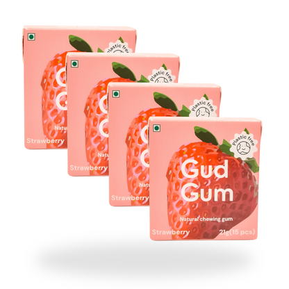 The Share Pack - 16 Packs of your favourite Gud Gum Flavours - Biodegradable & Natural Chewing gum