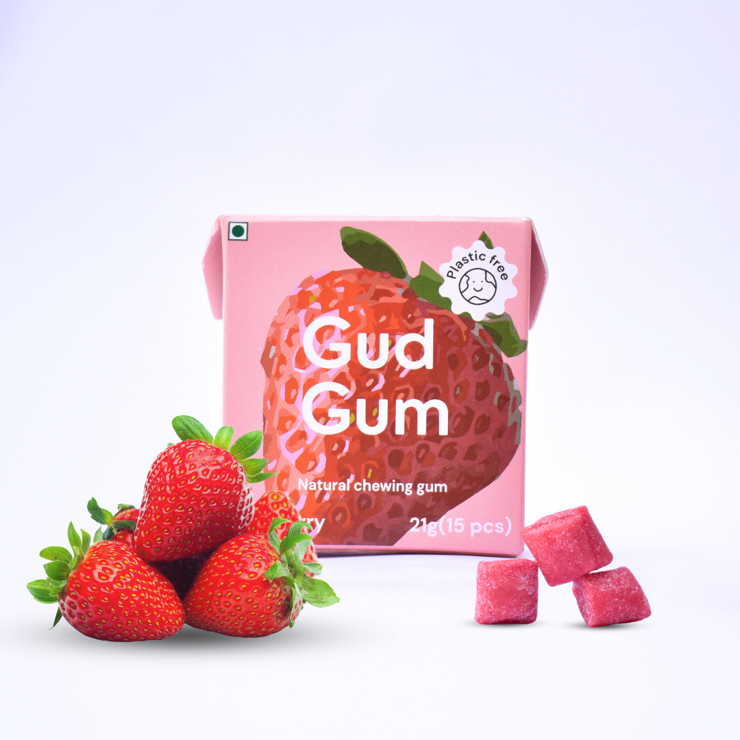 The Share Pack - 16 Packs of your favourite Gud Gum Flavours- Biodegradable & Natural Chewing gum