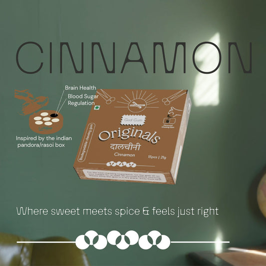 Cinnamon Chewing Gum (Pack of 2)