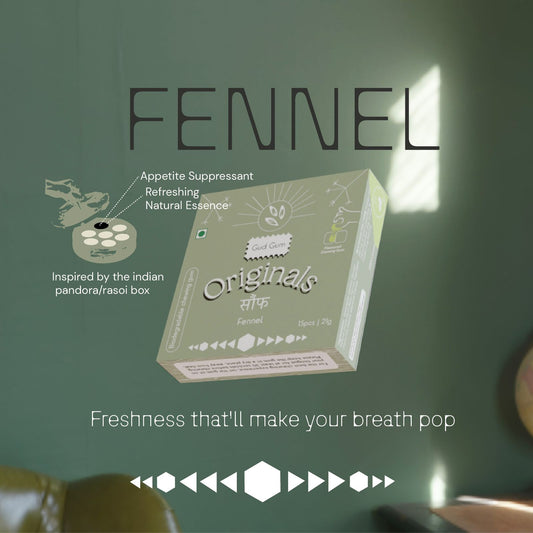 Fennel Chewing Gum (Pack of 2)