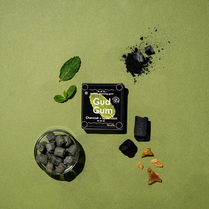 Charcoal Mint Chewing Gum