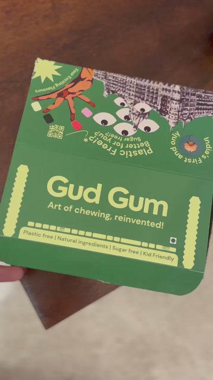 The Share Pack - 16 Packs of your favourite Gud Gum Flavours - Biodegradable & Natural Chewing gum