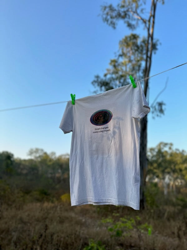 Plastic is for losers | White Cotton T-shirt